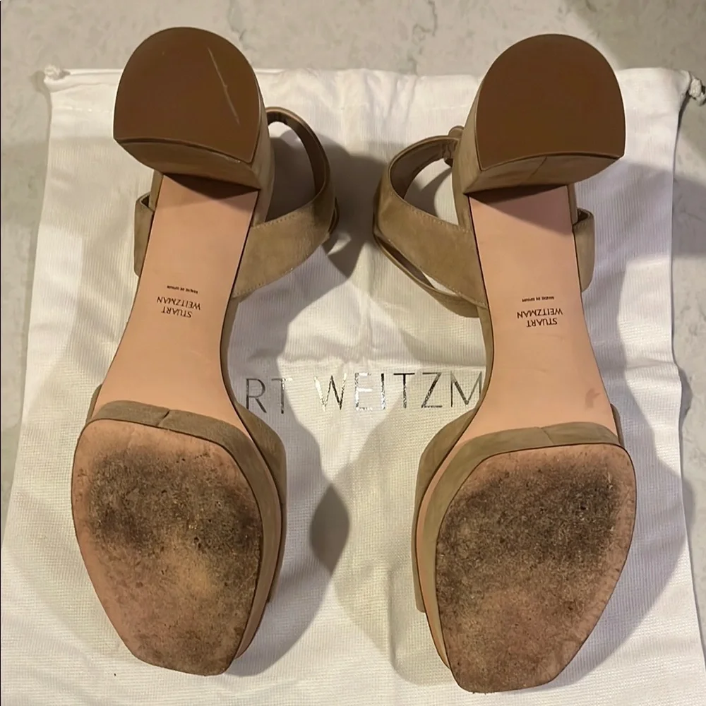 Stuart Weitzman Women's Realdeal High-Heel Platform Sandals | size: 11 - Picture 5 of 6